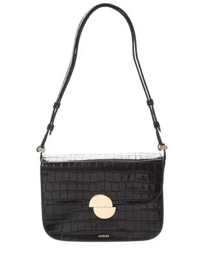 Jason Wu Croc-embossed Leather Shoulder Bag