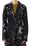 Jason Wu Deconstructed Painter's Twill Jacket In Black