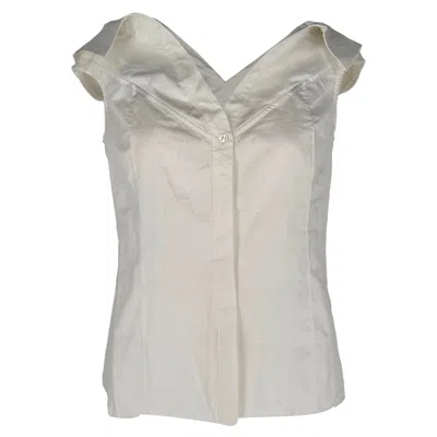 Pre-owned Jason Wu Elegant Off-shoulder Top In White Cotton
