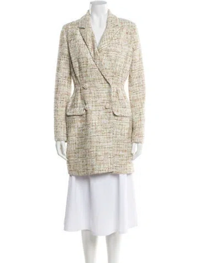 Pre-owned Jason Wu Faux Fur Coat In Neutral