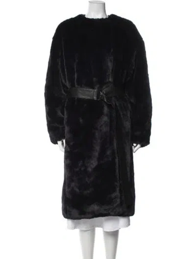 Pre-owned Jason Wu Faux Fur Coat W/ Tags In Black