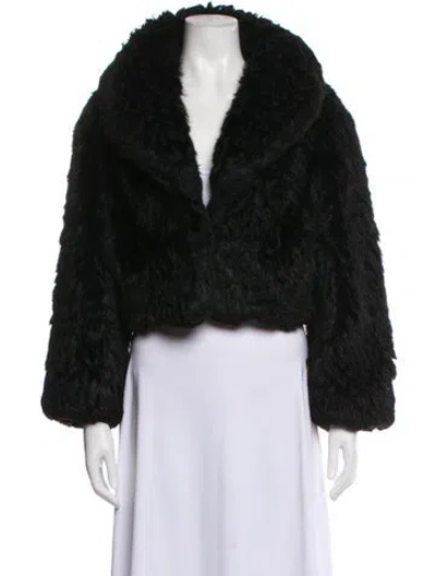 Pre-owned Jason Wu Faux Fur Jacket In Black