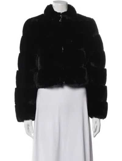 Pre-owned Jason Wu Faux Fur Jacket In Black
