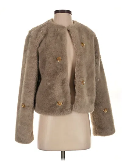Pre-owned Jason Wu Faux Fur Jacket In Gold