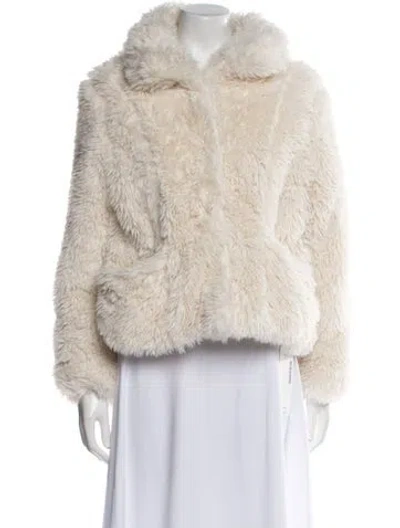 Pre-owned Jason Wu Faux Fur Jacket In Neutral