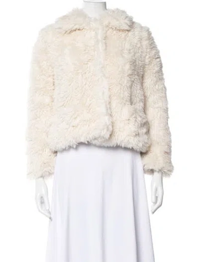 Pre-owned Jason Wu Faux Fur Jacket In Neutrals