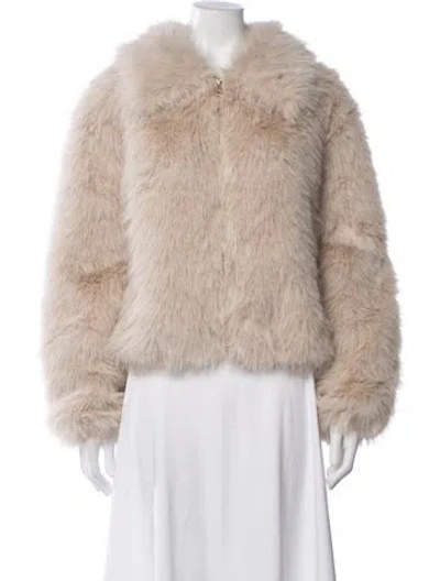 Pre-owned Jason Wu Faux Fur Jacket In Neutrals