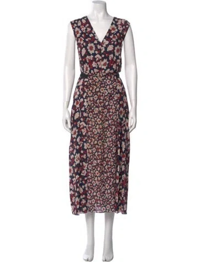 Pre-owned Jason Wu Floral Print Long Dress