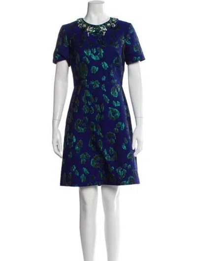 Pre-owned Jason Wu Floral Print Mini Dress