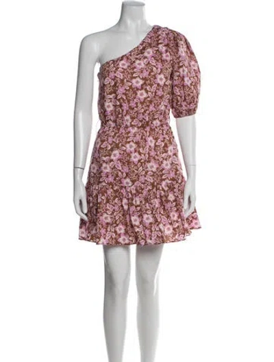 Pre-owned Jason Wu Floral Print Mini Dress In Multi