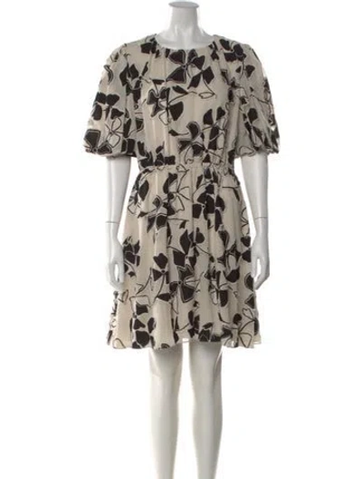 Pre-owned Jason Wu Floral Print Mini Dress W/ Tags