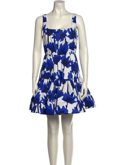 Pre-owned Jason Wu Floral Print Mini Dress W/ Tags In Multi