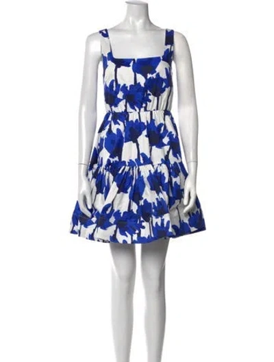 Pre-owned Jason Wu Floral Print Mini Dress W/ Tags In White