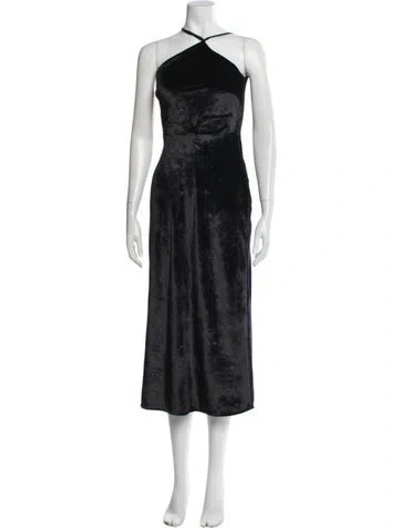 Pre-owned Jason Wu Halterneck Long Dress In Multi