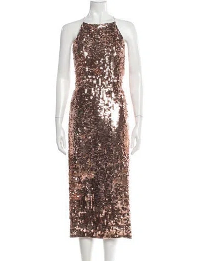 Pre-owned Jason Wu Halterneck Long Dress In Pink