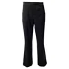 Jason Wu High-rise Bell Trousers In Black Polyester In Black