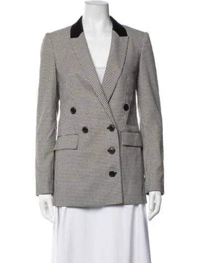Pre-owned Jason Wu Houndstooth Print Blazer W/ Tags In Black