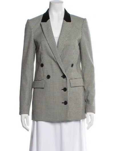 Pre-owned Jason Wu Houndstooth Print Blazer W/ Tags In Blue
