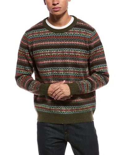 Jason Wu Knit Wool-blend Crewneck Sweater In Brown