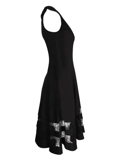 Pre-owned Jason Wu Lace-insert A-line Dress In Black