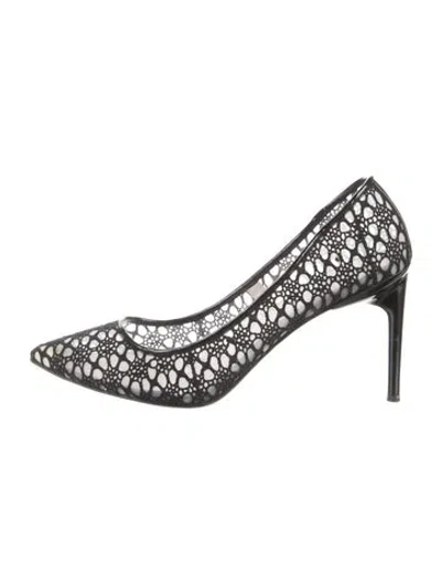 Pre-owned Jason Wu Lace Lace Pattern Pumps In Black