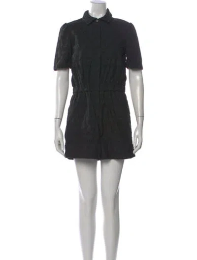 Pre-owned Jason Wu Lace Pattern Jumpsuit In Black