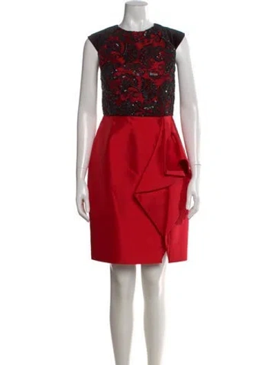 Pre-owned Jason Wu Lace Pattern Knee-length Dress In Multi