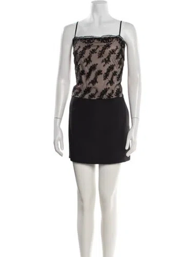 Pre-owned Jason Wu Lace Pattern Mini Dress