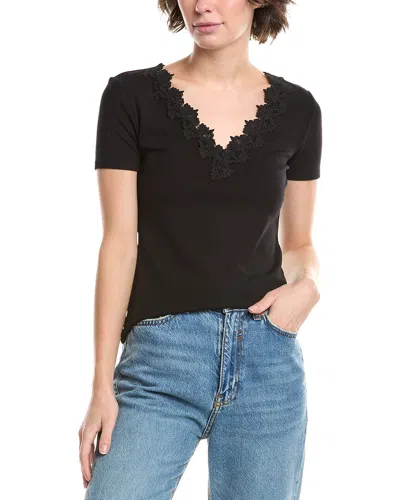 Jason Wu Lace Trim V-neck Top