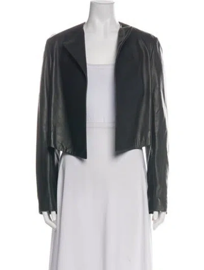 Pre-owned Jason Wu Lambskin Jacket In Green
