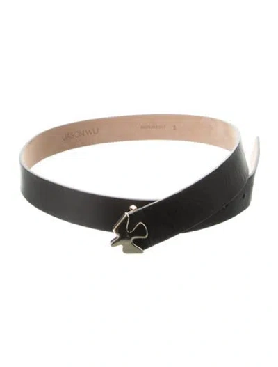 Pre-owned Jason Wu Leather Belt In Black