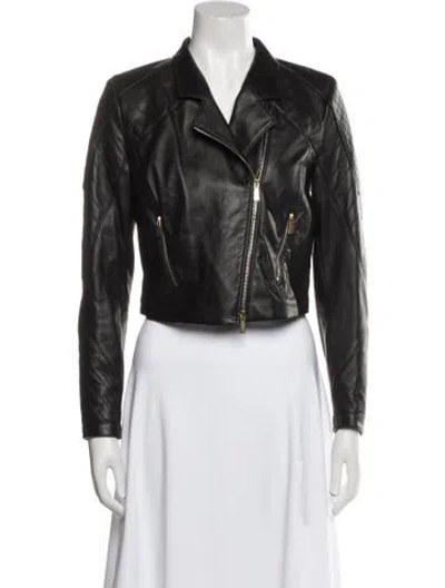 Pre-owned Jason Wu Leather Biker Jacket In Black