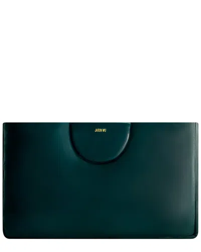 Jason Wu Leather Clutch In Green