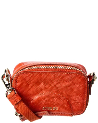 Jason Wu Leather Crossbody In Orange