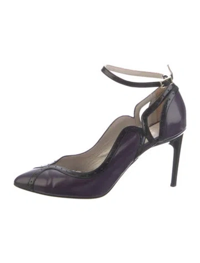Pre-owned Jason Wu Leather Pumps In Purple
