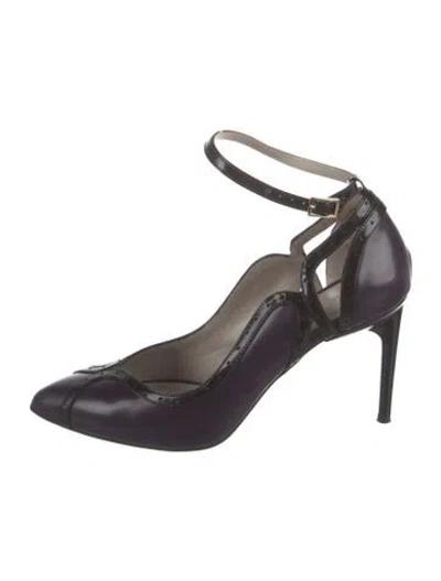 Pre-owned Jason Wu Leather Pumps In Purple