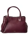 Jason Wu Leather Satchel In Burgundy