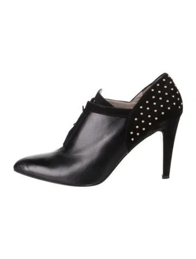 Pre-owned Jason Wu Leather Studded Accents Pumps In Black