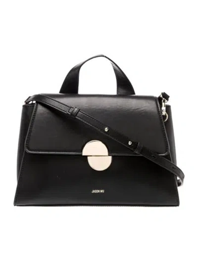 Pre-owned Jason Wu Leather Top Handle Bag In Black