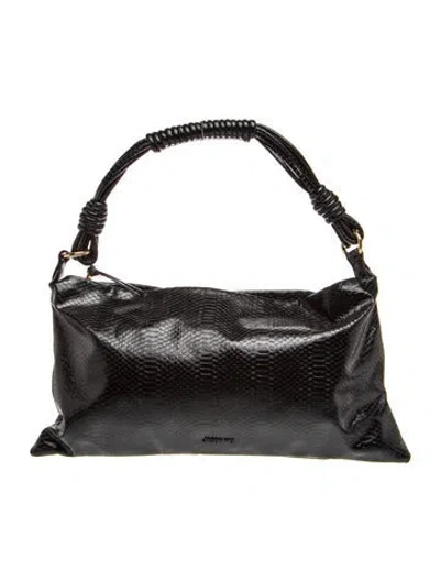 Pre-owned Jason Wu Leather Top Handle Bag In Black