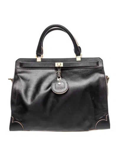 Pre-owned Jason Wu Leather Top Handle Bag In Black