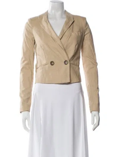 Pre-owned Jason Wu Linen Blazer In Neutral