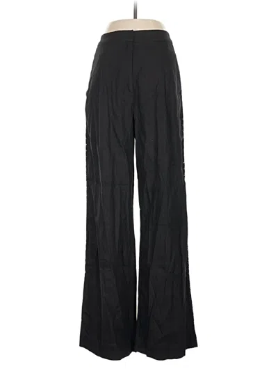 Pre-owned Jason Wu Linen Pants In Black