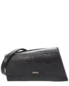 Jason Wu Lizard-embossed Leather Shoulder Bag In Black