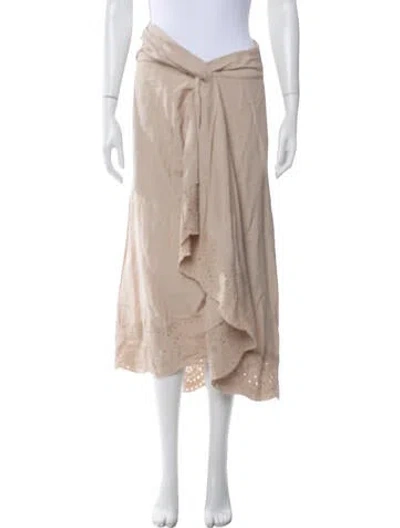 Pre-owned Jason Wu Long Skirt In Brown
