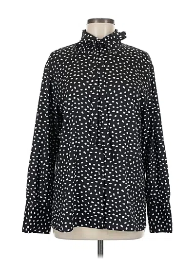 Pre-owned Jason Wu Long Sleeve Blouse In Black