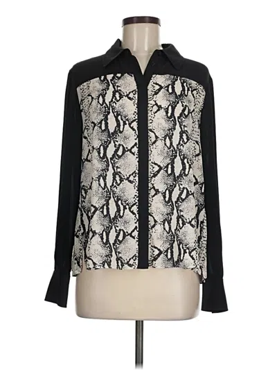 Pre-owned Jason Wu Long Sleeve Blouse In Black
