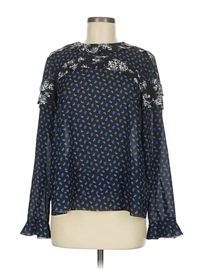 Pre-owned Jason Wu Long Sleeve Blouse In Black