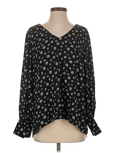 Pre-owned Jason Wu Long Sleeve Blouse In Black