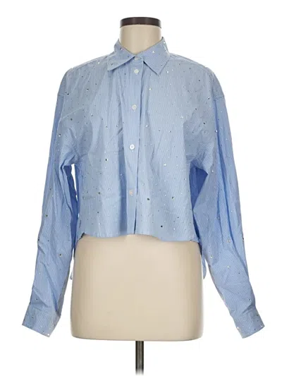 Pre-owned Jason Wu Long Sleeve Blouse In Blue